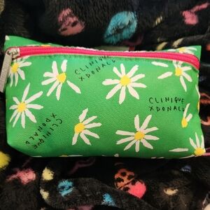 Clinique X Donald Green Floral Pouch Limited Edition